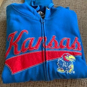Kansas University Jayhawks Men’s Zip Up Hoodie